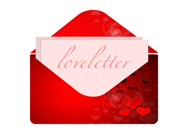 Enviar una carta de amor por correo postal