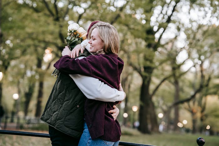 Pareja en un parque